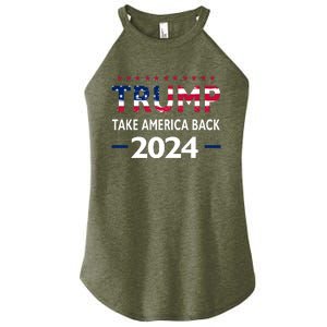 Donald Trump 2024 Take America Back Election The Return Women’s Perfect Tri Rocker Tank