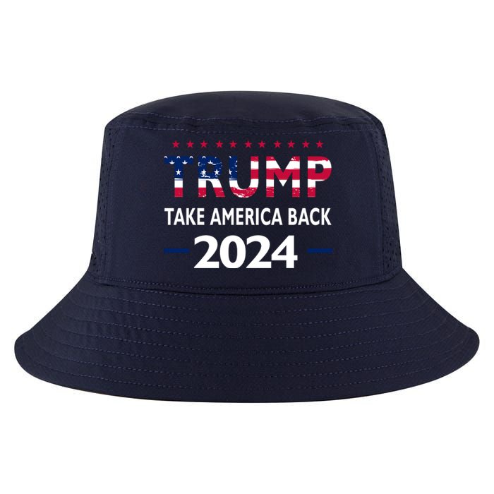 Donald Trump 2024 Take America Back Election The Return Cool Comfort Performance Bucket Hat