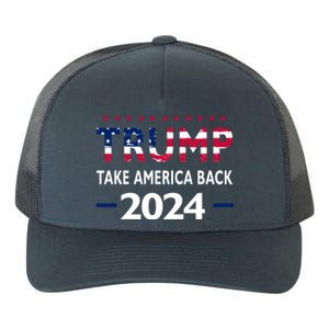 Donald Trump 2024 Take America Back Election The Return Yupoong Adult 5-Panel Trucker Hat