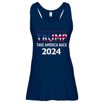 Donald Trump 2024 Take America Back Election The Return Ladies Essential Flowy Tank