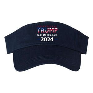 Donald Trump 2024 Take America Back Election The Return Valucap Bio-Washed Visor