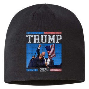 Donald Trump 2024 Survived Shot At Election Rally Sustainable Beanie