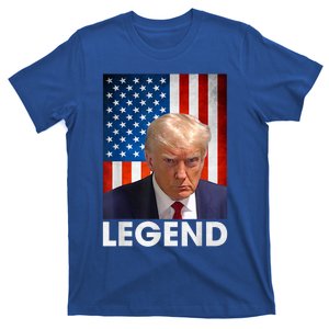 Donald Trump 2024 Mug Shot President Legend American Flag T-Shirt