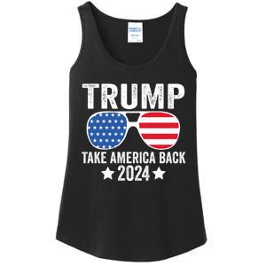 Donald Trump 2024 Take America Back Donald Trump 2024 Ladies Essential Tank