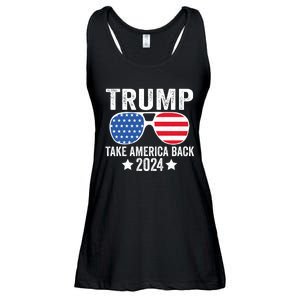 Donald Trump 2024 Take America Back Donald Trump 2024 Ladies Essential Flowy Tank