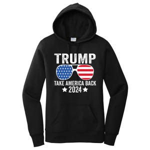 Donald Trump 2024 Take America Back Donald Trump 2024 Women's Pullover Hoodie