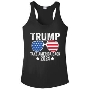 Donald Trump 2024 Take America Back Donald Trump 2024 Ladies PosiCharge Competitor Racerback Tank