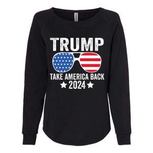 Donald Trump 2024 Take America Back Donald Trump 2024 Womens California Wash Sweatshirt