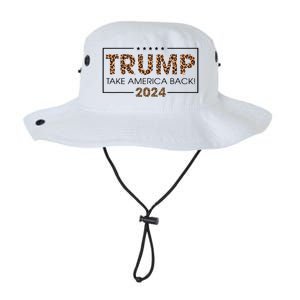 Donald Trump 2024 Take America Back Leopard Print Gift Legacy Cool Fit Booney Bucket Hat