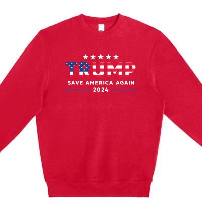 Donald Trump 2024 Take America Back Election The Return Premium Crewneck Sweatshirt