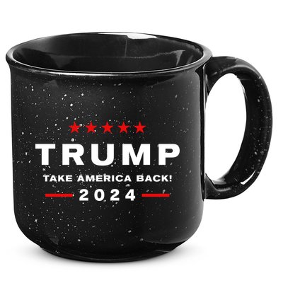 Donald Trump 2024 Take America Back Election The Return 15oz Campfire Ceramic Mug