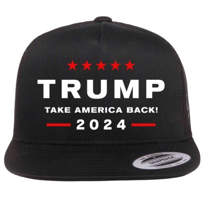 Donald Trump 2024 Take America Back Election The Return Flatbill Hat