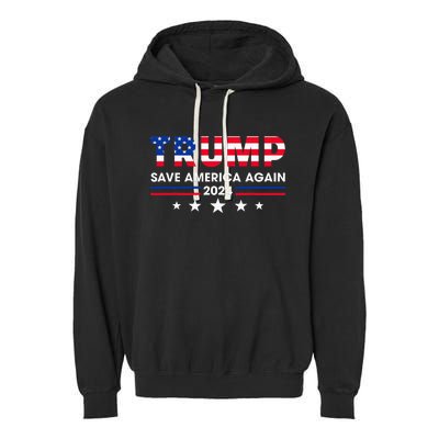 Donald Trump 2024 Take America Back Election The Return Garment-Dyed Fleece Hoodie