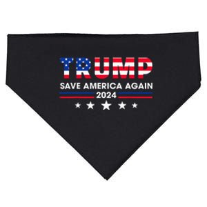 Donald Trump 2024 Take America Back Election The Return USA-Made Doggie Bandana