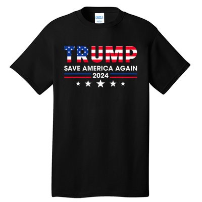 Donald Trump 2024 Take America Back Election The Return Tall T-Shirt