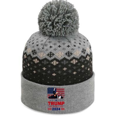 Donald Trump 2024 Survived Shot At Election Rally The Baniff Cuffed Pom Beanie