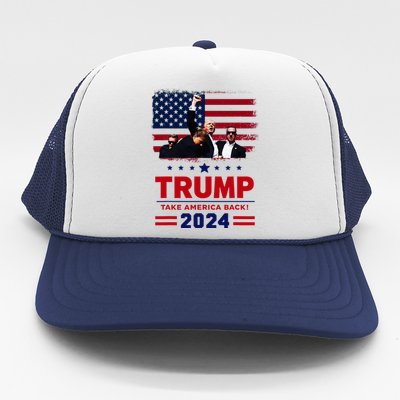 Donald Trump 2024 Survived Shot At Election Rally Trucker Hat