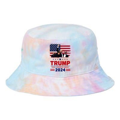 Donald Trump 2024 Survived Shot At Election Rally Tie Dye Newport Bucket Hat