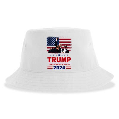 Donald Trump 2024 Survived Shot At Election Rally Sustainable Bucket Hat