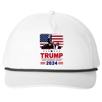 Donald Trump 2024 Survived Shot At Election Rally Snapback Five-Panel Rope Hat