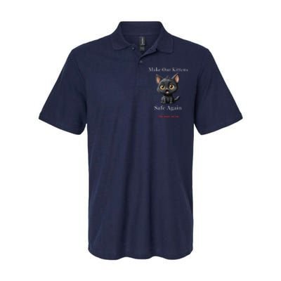 Donald Trump 2024 Funny Cat Conservative Maga Softstyle Adult Sport Polo