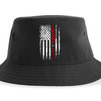 Donald Trump 2024 Take America Back American Flag Patriotic Sustainable Bucket Hat