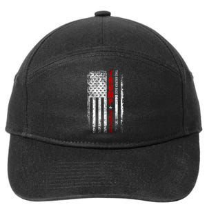 Donald Trump 2024 Take America Back American Flag Patriotic 7-Panel Snapback Hat