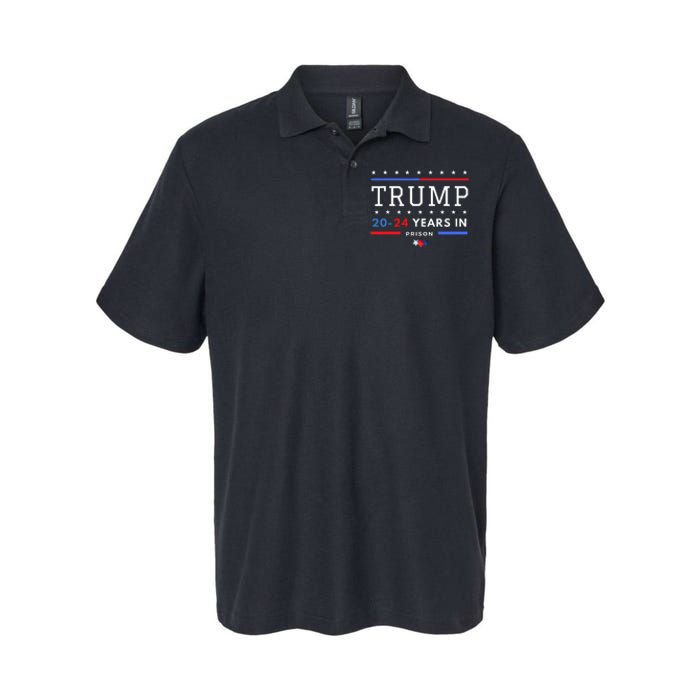 Donald Trump 20 24 Years In Prison Softstyle Adult Sport Polo