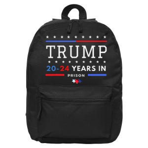 Donald Trump 20 24 Years In Prison 16 in Basic Backpack