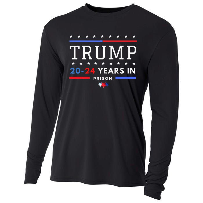 Donald Trump 20 24 Years In Prison Cooling Performance Long Sleeve Crew