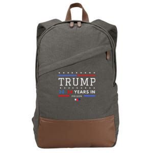 Donald Trump 20 24 Years In Prison Cotton Canvas Backpack