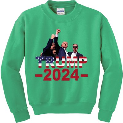 Donald Trump 2024 Escaped Shot At Election Rally Kids Sweatshirt