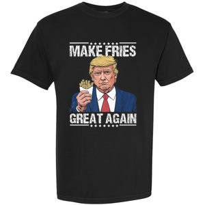 Donald Trump 2024 French Fry Make French Fries Great Again Garment-Dyed Heavyweight T-Shirt