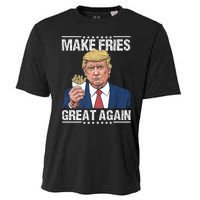 Donald Trump 2024 French Fry Make French Fries Great Again Cooling Performance Crew T-Shirt