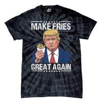 Donald Trump 2024 French Fry Make French Fries Great Again Tie-Dye T-Shirt