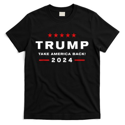 Donald Trump 2024 Take America Back Election The Return T-Shirt