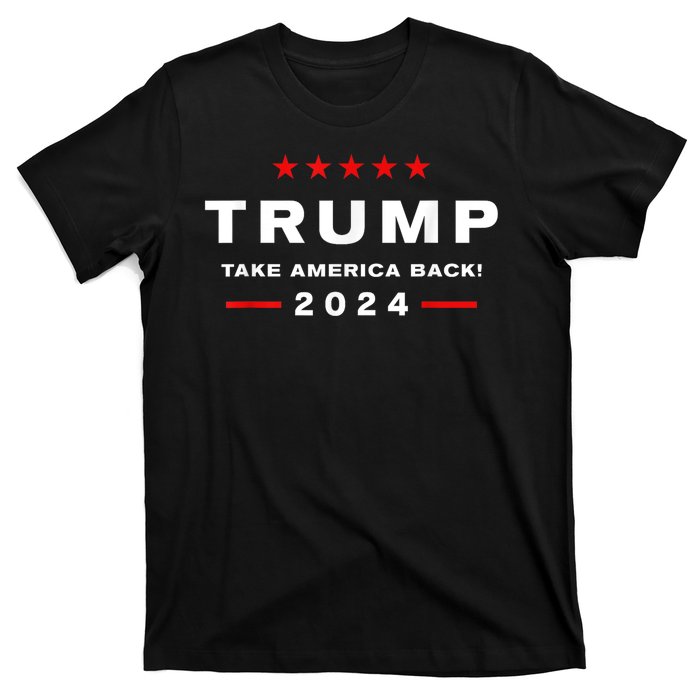 Donald Trump 2024 Take America Back Election The Return T-Shirt