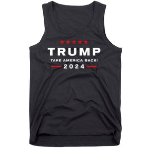 Donald Trump 2024 Take America Back Election The Return Tank Top