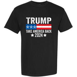 Donald Trump 2024 Take America Back Donald Trump 2024 Garment-Dyed Heavyweight T-Shirt