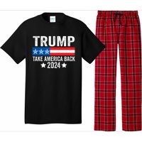 Donald Trump 2024 Take America Back Donald Trump 2024 Pajama Set