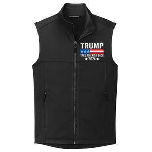 Donald Trump 2024 Take America Back Donald Trump 2024 Collective Smooth Fleece Vest