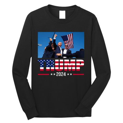 Donald Trump 2024 Survived Shot At Election Rally Trump 2024 Long Sleeve Shirt