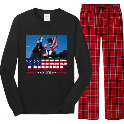 Donald Trump 2024 Survived Shot At Election Rally Trump 2024 Long Sleeve Pajama Set