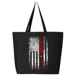 Donald Trump 2024 Take America Back American Flag Patriotic 25L Jumbo Tote