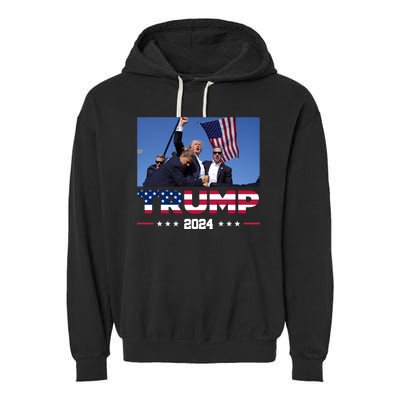 Donald Trump 2024 Survived Shot At Pennsylvania Rally You Best Not Miss Garment-Dyed Fleece Hoodie