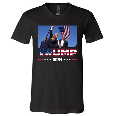 Donald Trump 2024 Survived Shot At Pennsylvania Rally You Best Not Miss V-Neck T-Shirt