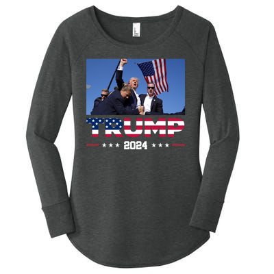 Donald Trump 2024 Survived Shot At Pennsylvania Rally You Best Not Miss Women's Perfect Tri Tunic Long Sleeve Shirt