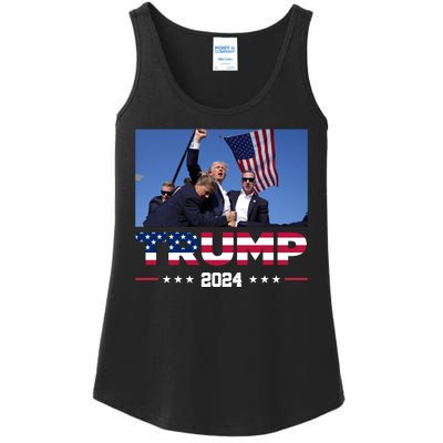 Donald Trump 2024 Survived Shot At Pennsylvania Rally You Best Not Miss Ladies Essential Tank