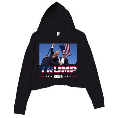 Donald Trump 2024 Survived Shot At Pennsylvania Rally You Best Not Miss Crop Fleece Hoodie