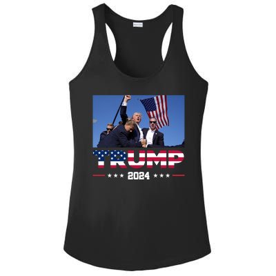 Donald Trump 2024 Survived Shot At Pennsylvania Rally You Best Not Miss Ladies PosiCharge Competitor Racerback Tank